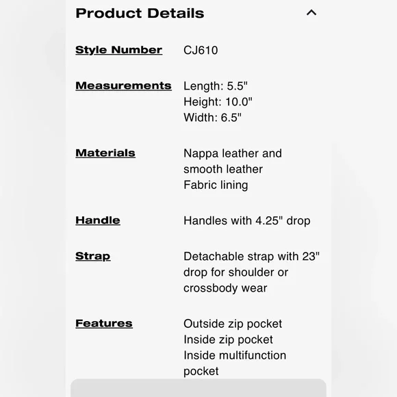 Coach Rowan Black Nappa Leather Quilted - Picture 8 of 10